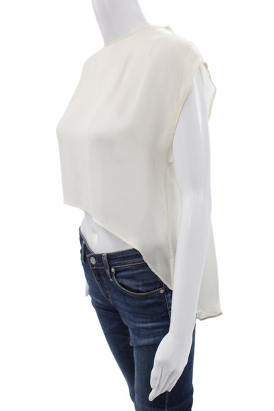 Innovare Denim Women Shirt Dress White Cotton Long Sleeve Button Size S