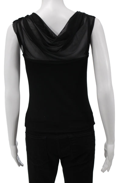 Marcella Women Classic Black Sleeveless Tank Top Viscose Blend Size XS
