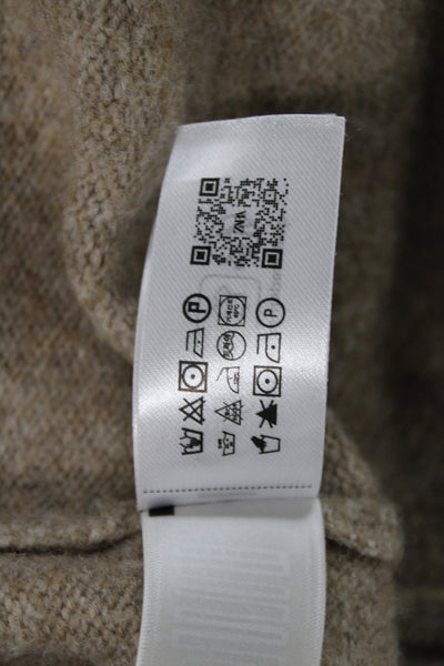 Zara Unisex Beige Button Crewneck Cardigan Size M