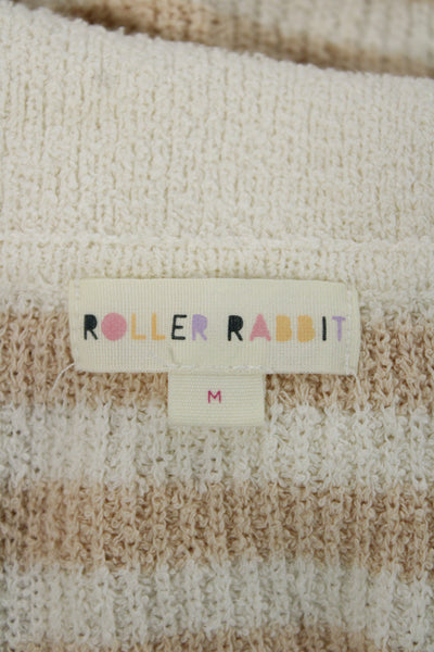 Roller Rabbit Unisex Beige Collared Pullover Sweater Size M