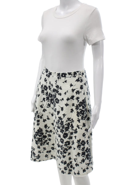 Dorothee Schumacher Women A-Line Floral Beige Skirt Size 2
