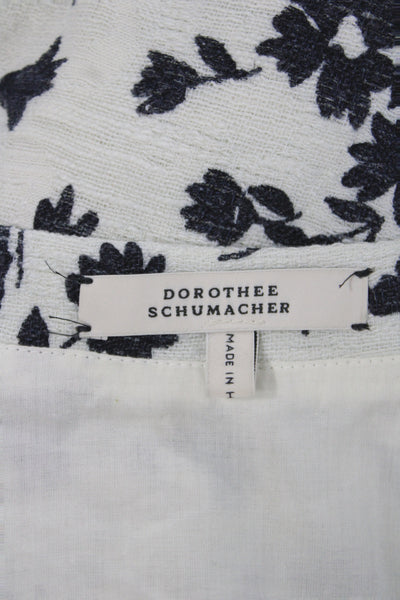 Dorothee Schumacher Women A-Line Floral Beige Skirt Size 2
