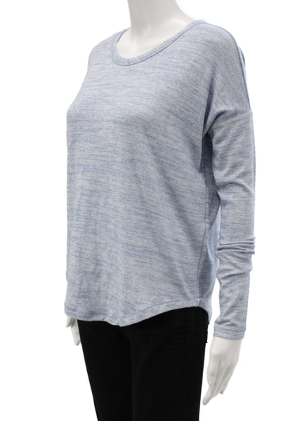 Rag & Bone Unisex Pullover Sweater Light Blue Long Sleeve Round Neck Size XS
