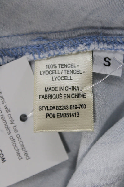 Bella Dahl Women Light Blue V-Neck Cotton Camisole Boho Sleeveless Size S