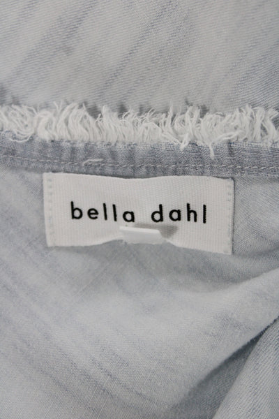 Bella Dahl Women Light Blue V-Neck Cotton Camisole Boho Sleeveless Size S