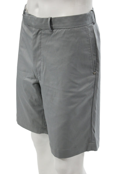 RLX Ralph Lauren Mens Chino Shorts Gray Polyester Size 34