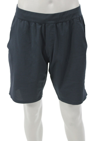 Lululemon Mens Sweat Shorts Dark Blue Polyester Size L