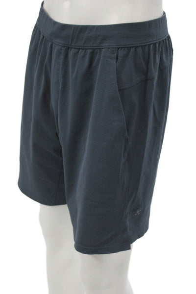 Lululemon Mens Sweat Shorts Dark Blue Polyester Size L