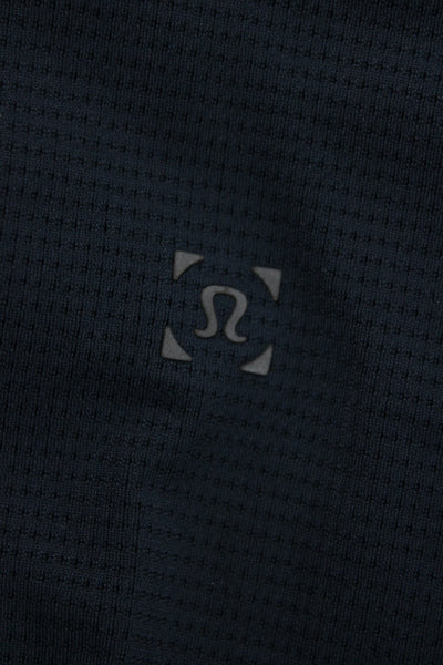 Lululemon Mens Sweat Shorts Dark Blue Polyester Size L