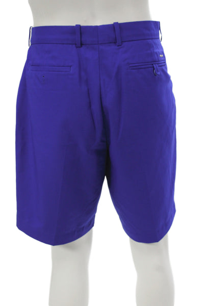 RLX Ralph Lauren Mens Chino Shorts Blue Polyester Size 34