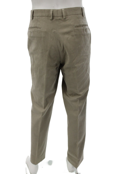 Hiltl Mens Chino Dress Pants Beige 100% Cotton Size 54