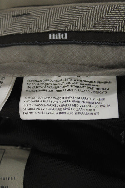 Hiltl Mens Chino Dress Pants Beige 100% Cotton Size 54