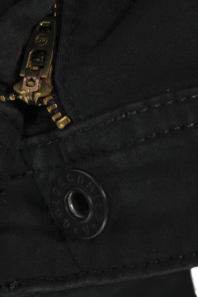 AG Adriano Goldschmied Mens Chino Pants Black Button Fly Size 32