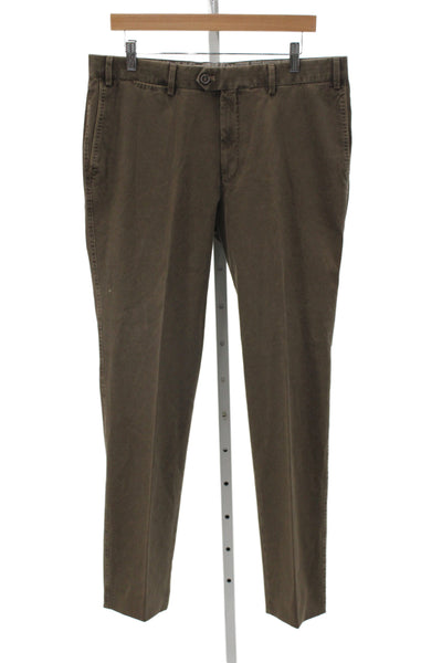 Hiltl Mens Brown Cotton Chinos Size 54