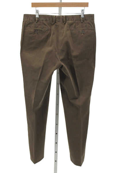 Hiltl Mens Brown Cotton Chinos Size 54