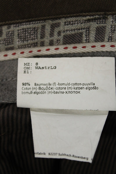Hiltl Mens Brown Cotton Chinos Size 54