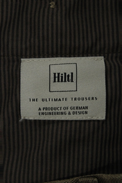 Hiltl Mens Brown Cotton Chinos Size 54