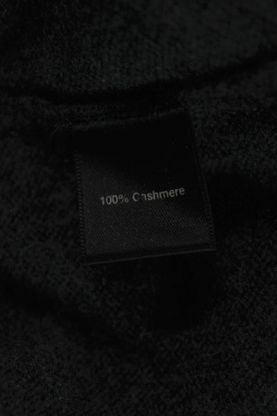 Black Saks Fifth Avenue Unisex Dark Gray Wool Fair Isle Henley Size M