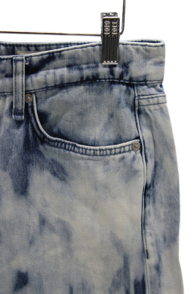 Rag & Bone Unisex Cropped Wide Leg Blue Jeans Size 27