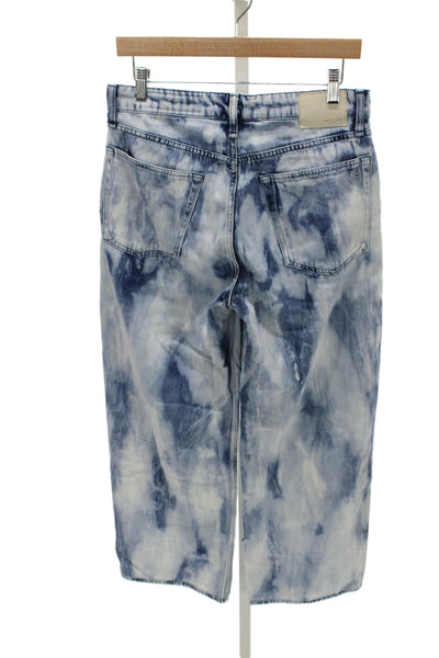 Rag & Bone Unisex Cropped Wide Leg Blue Jeans Size 27