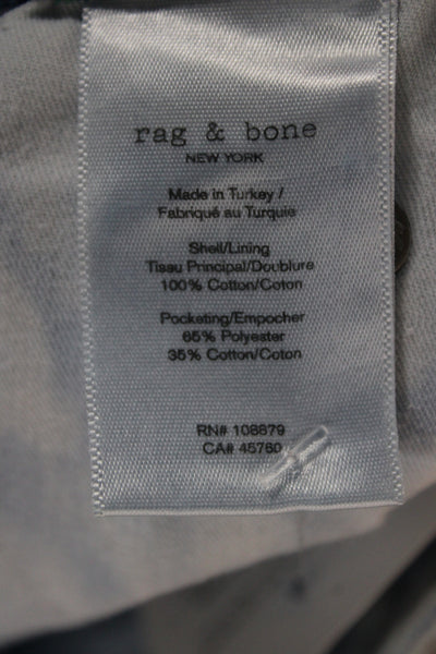 Rag & Bone Unisex Cropped Wide Leg Blue Jeans Size 27