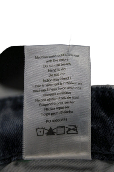 Rag & Bone Unisex Cropped Wide Leg Blue Jeans Size 27