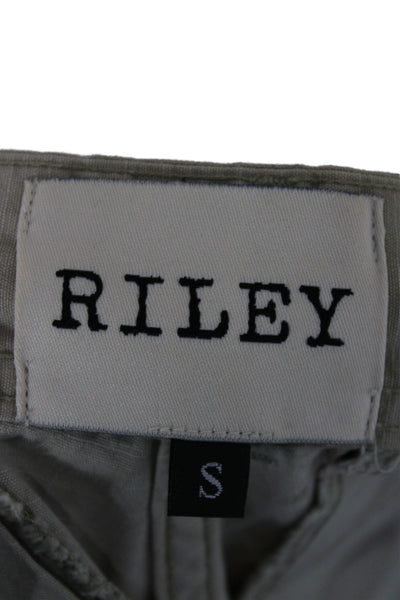 Riley Unisex Cargo Pants Beige Camo Cotton Buckle Inseam 28 Size S