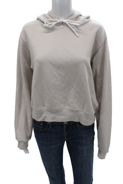 Cotton Citizen Women Pullover Hoodie Beige Size S