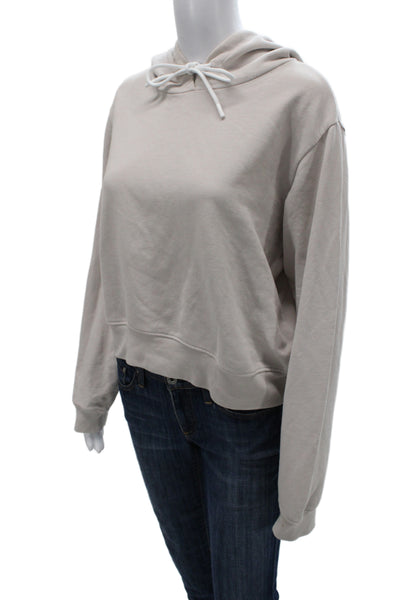 Cotton Citizen Women Pullover Hoodie Beige Size S