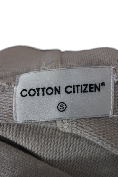 Cotton Citizen Women Pullover Hoodie Beige Size S