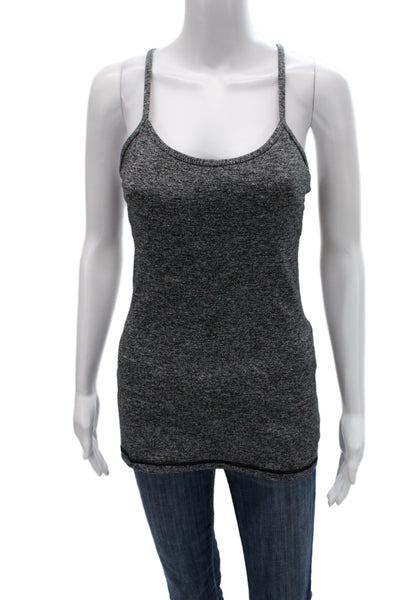 Lululemon Womens Basic Camisole Dark Gray Polyester Sleeveless Size 6