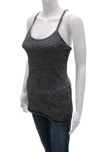 Lululemon Womens Basic Camisole Dark Gray Polyester Sleeveless Size 6