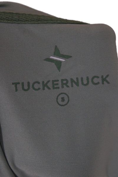 Tuckernuck Womens Green Crew Neck Short Sleeve Basic Tee Size S