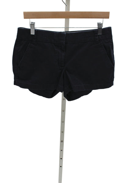 J Crew Unisex Dark Blue Cotton Chino Shorts Size 6