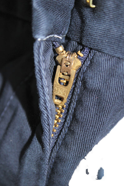J Crew Unisex Dark Blue Cotton Chino Shorts Size 6
