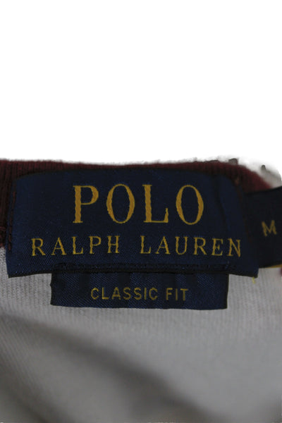 Polo Ralph Lauren Mens White Graphic Cotton T-Shirt Size M