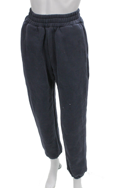 Comfrt Unisex Pullover Hoodie Dark Blue Zip Army Solid Fall Size XS