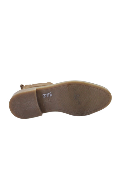 Zara Mens Suede Chealsea Boots Brown Size 12