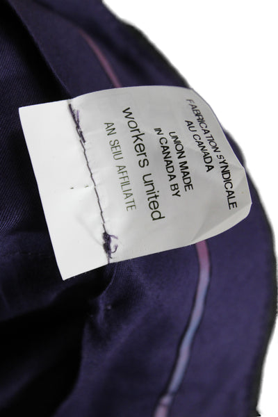 Ted Baker London Mens Dress Pants Dark Gray Wool Check Button Size 33