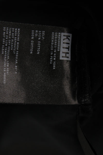 Kith Mens Black Graphic Cotton Crew Neck T-Shirt Short Sleeve Size L