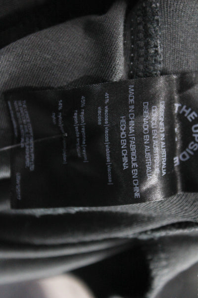 The Upside Unisex Cropped Sweatpants Black Size 4