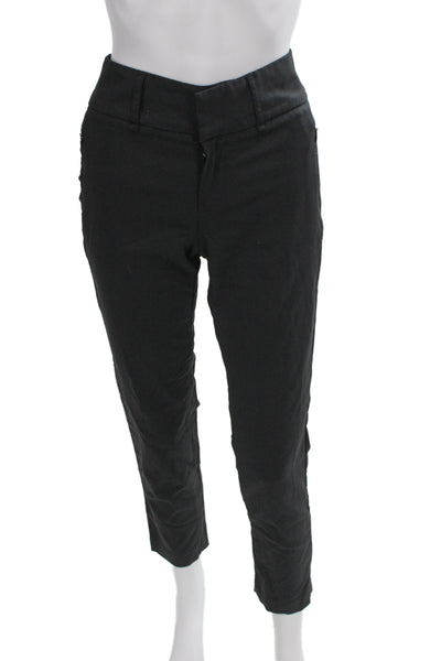 Rag & Bone Women Ankle Cropped Dress Pants Black Wool Size 2