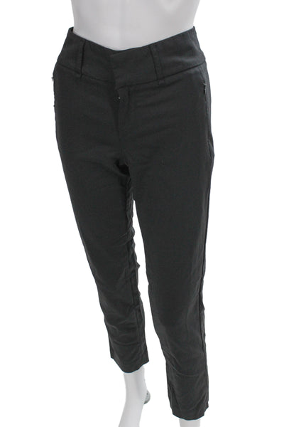 Rag & Bone Women Ankle Cropped Dress Pants Black Wool Size 2