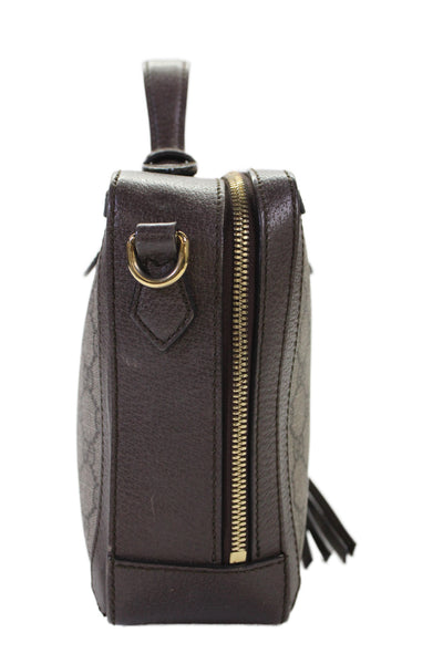 Gucci Women's Monogram Ophidia Zip Around Camera Shoulder Handbag