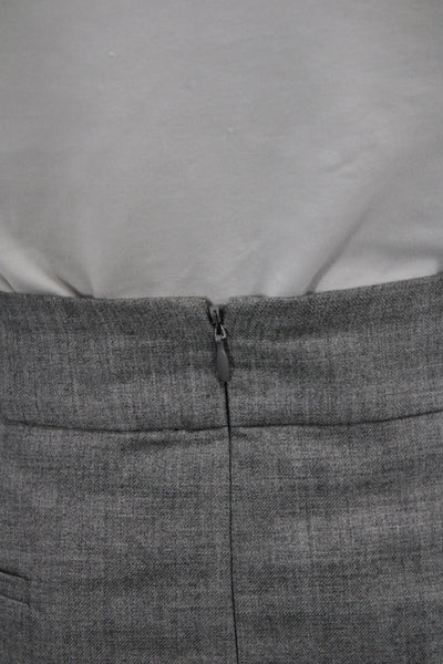 J Crew Women Straight Pencil Skirt Gray Size 12