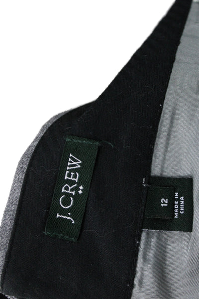 J Crew Women Straight Pencil Skirt Gray Size 12