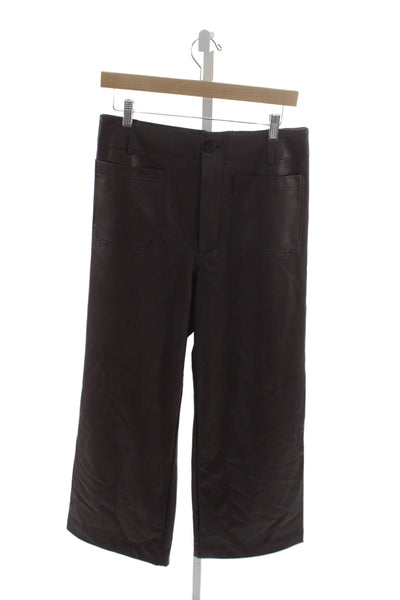 Maeve Anthropologie Unisex Cropped Brown Pants Size 30
