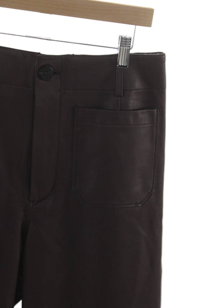 Maeve Anthropologie Unisex Cropped Brown Pants Size 30