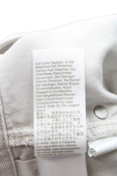 Madewell Unisex Cropped Gray Cotton Button Pants Size 28