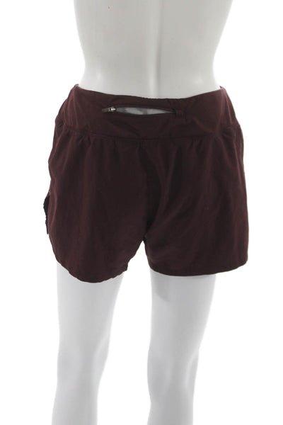 Nike Unisex Brown Sports Shorts Drawstring 100% Polyester Size S